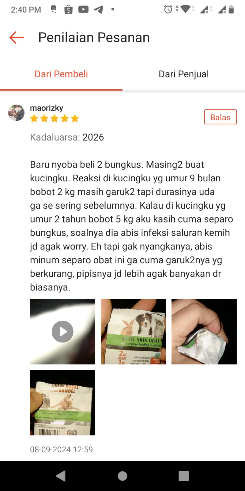 Testimoni maorizky